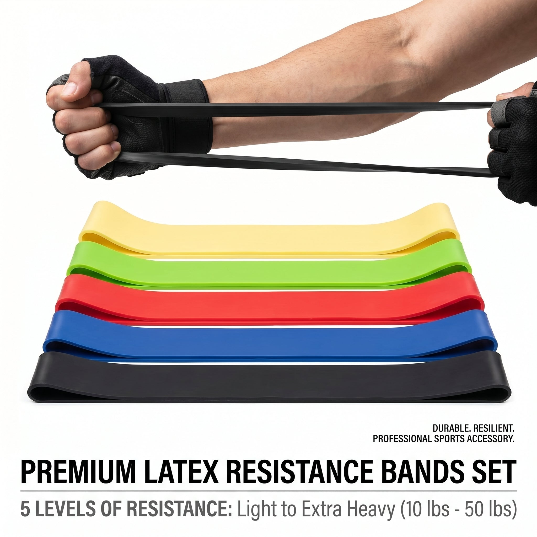 Train Anywhere | Premium Resistance Band Set for Full Body Fitness